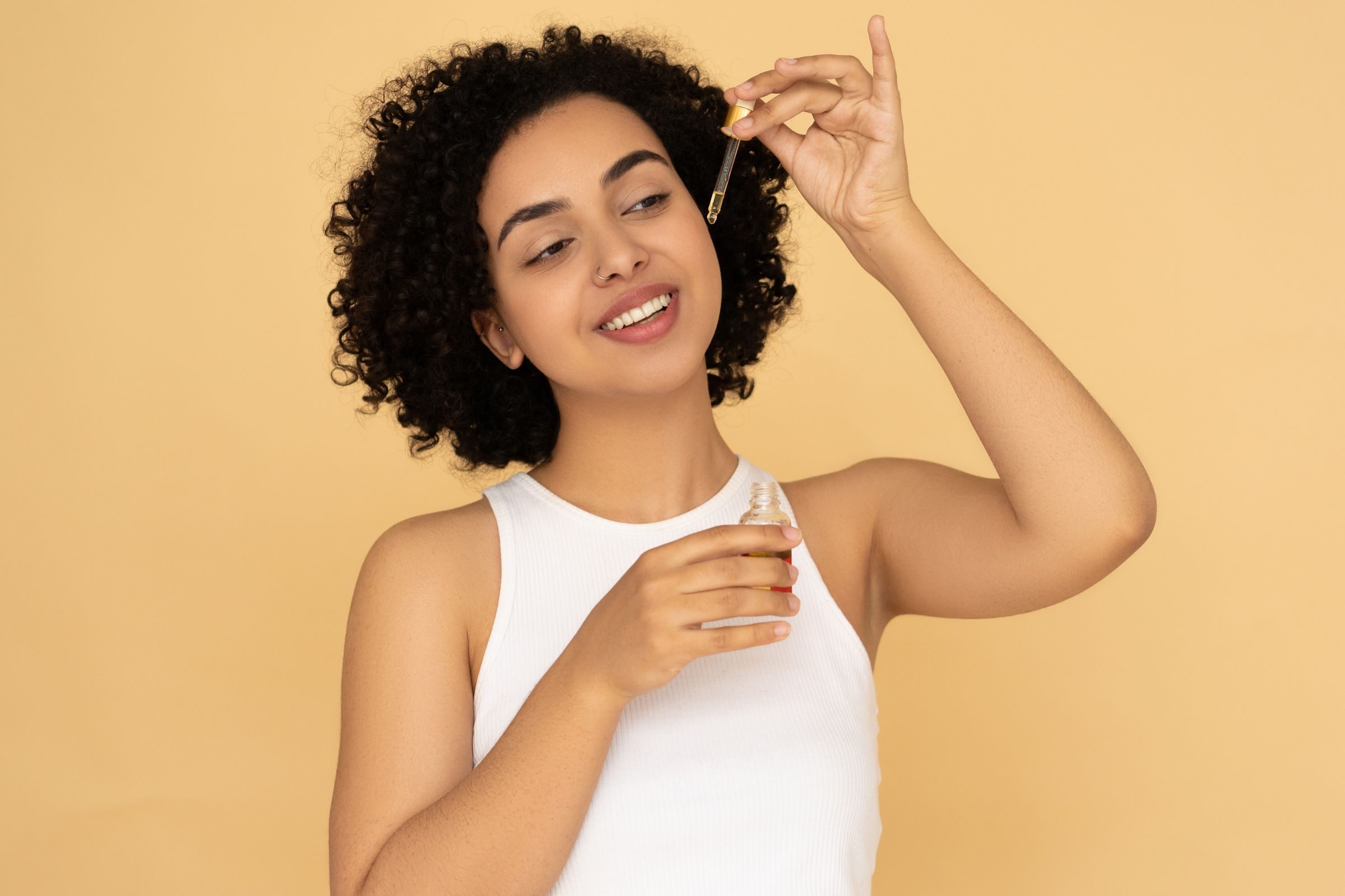 Soin hydratant pour cheveux bouclés